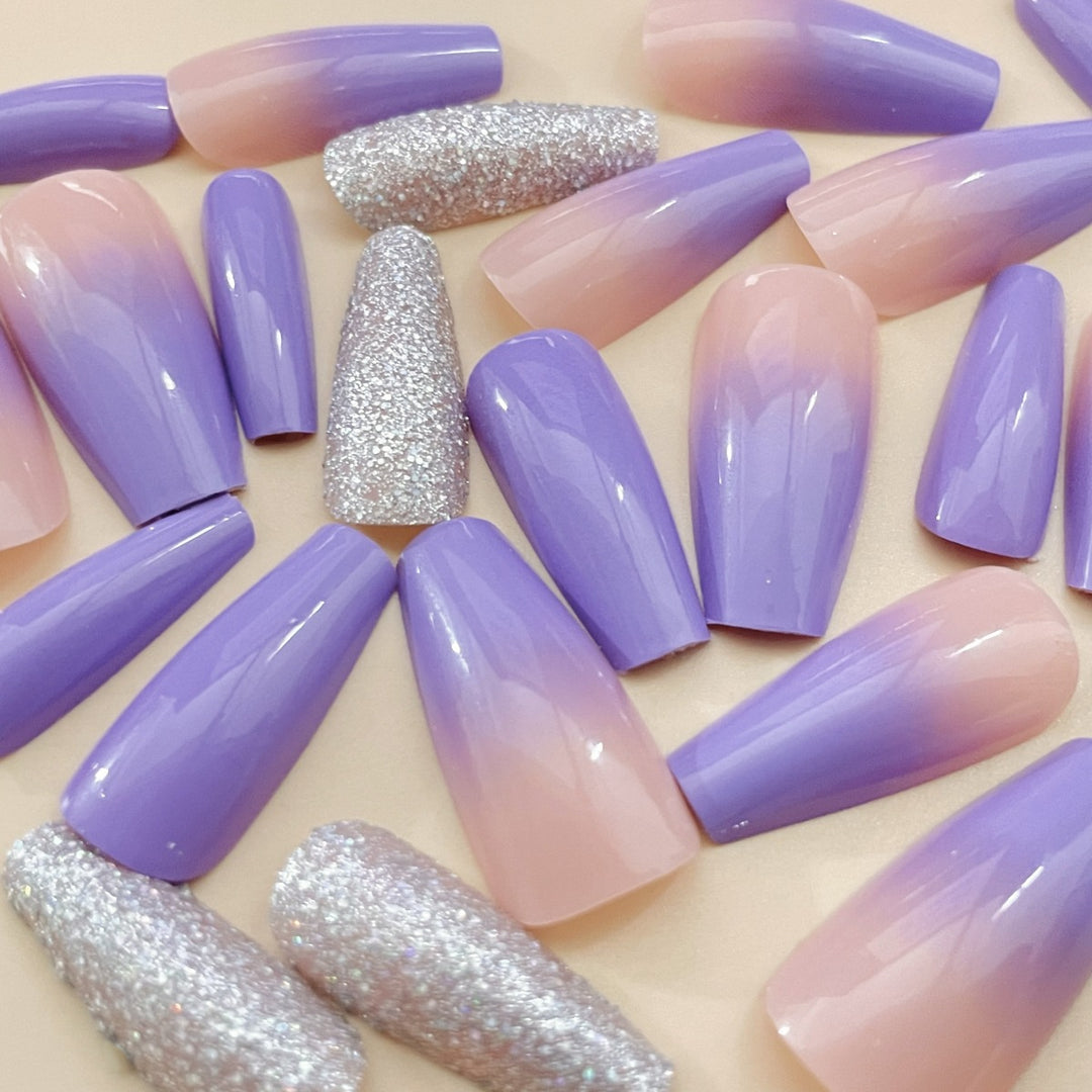 Elegant Long Coffin Nail Art Bowlift