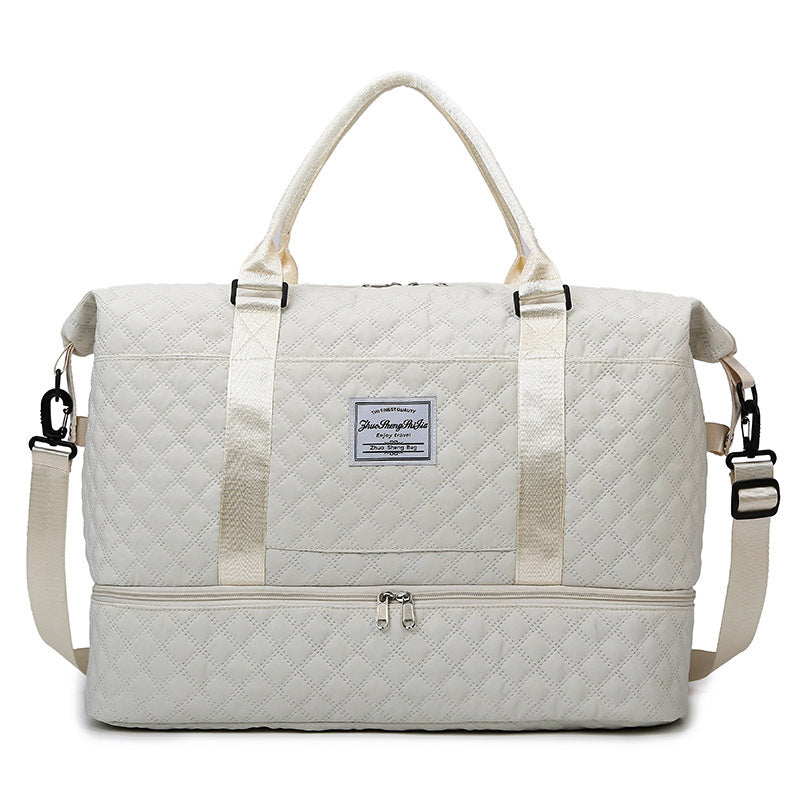 Stylish Quilted Gym Duffle Bag