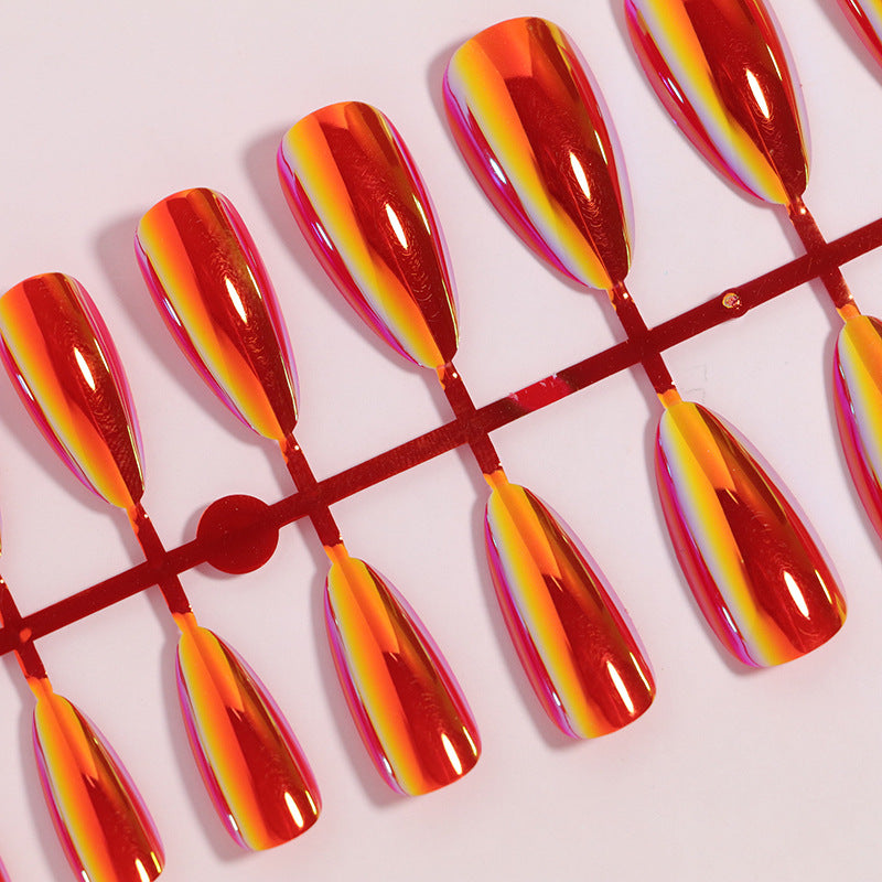 Artistic Gradient Press-On Nails Bowlift