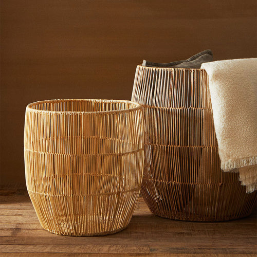 Handmade storage basket made of rattan Bowlift