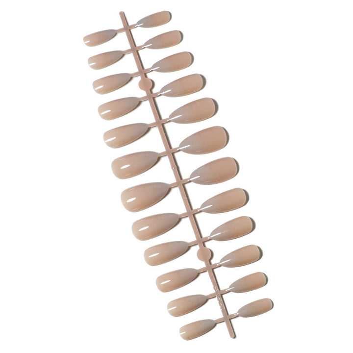 Natural Effect Press-On Nail Set Bowlift