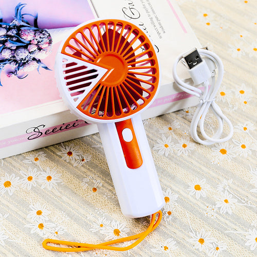 Ladies Portable Handheld Swing Fan with USB Charging Function and Flexibly Adjustable Tilt Angle Bowlift