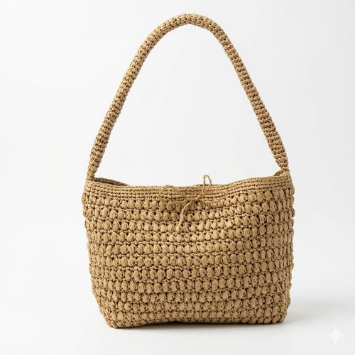 Designer Macramé Handbag Bowlift