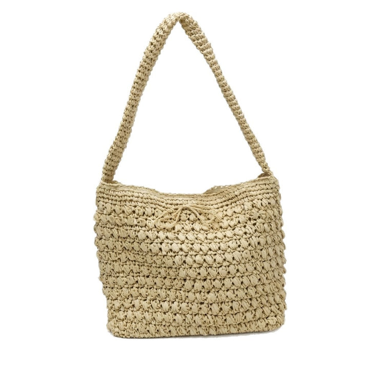 Spacious macramé bag with wide straps Bowlift