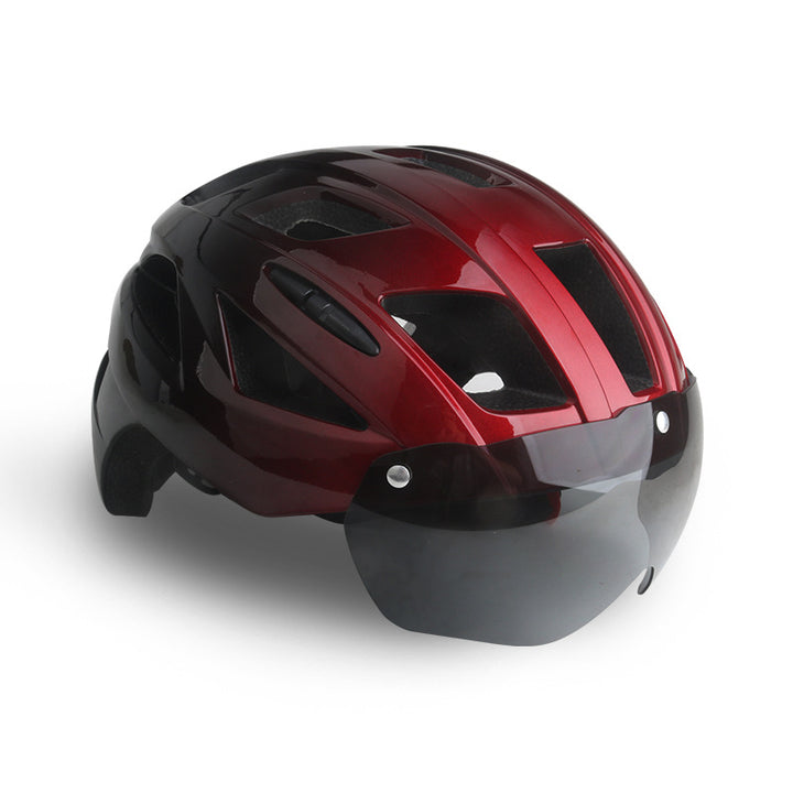 WoAerodynamic Cycling Helmet with Visor Bowlift