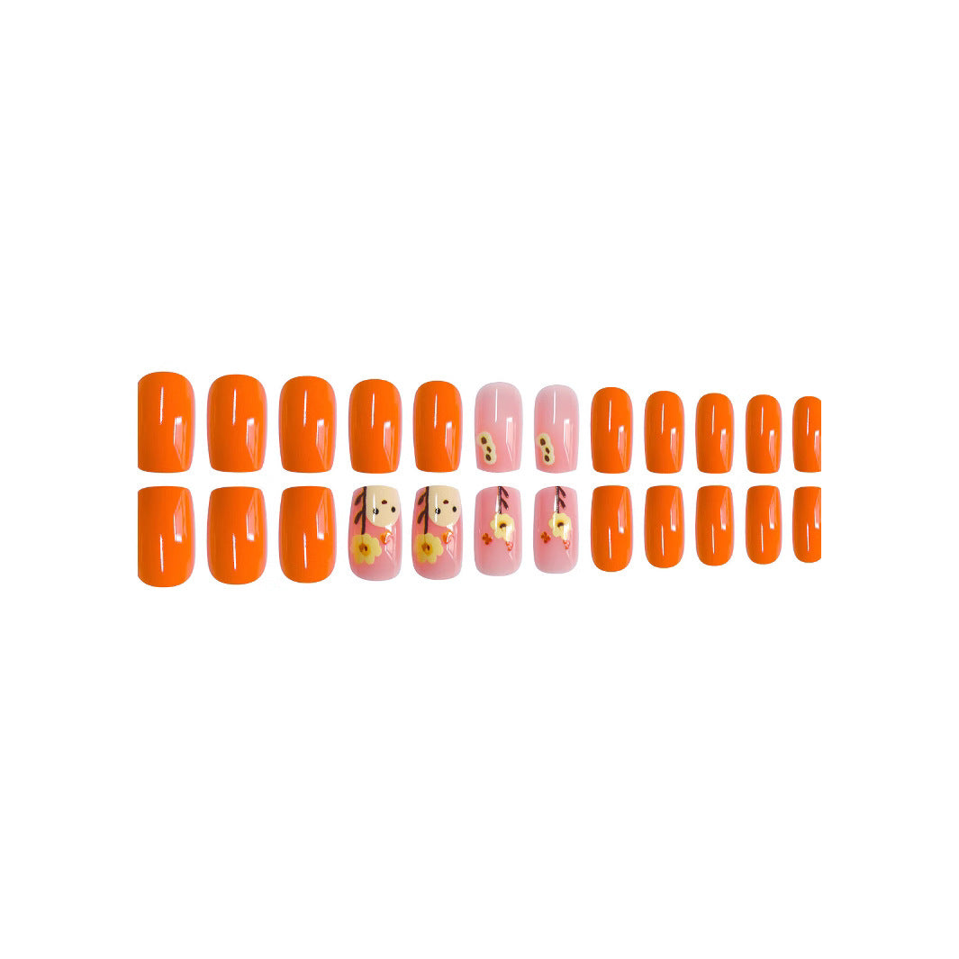 Artistic Floral Nail Art Bowlift