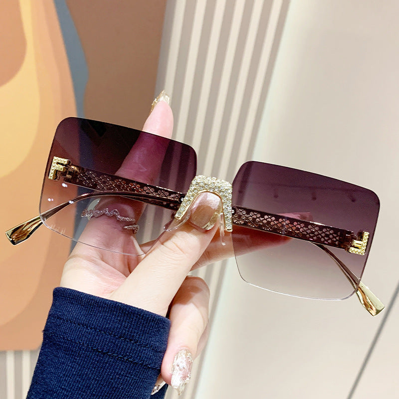 Women extravagant hexagonal sunglasses Bowlift