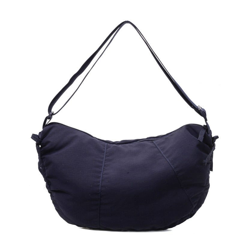 Casual Soft Fabric Hobo Bag Bowlift