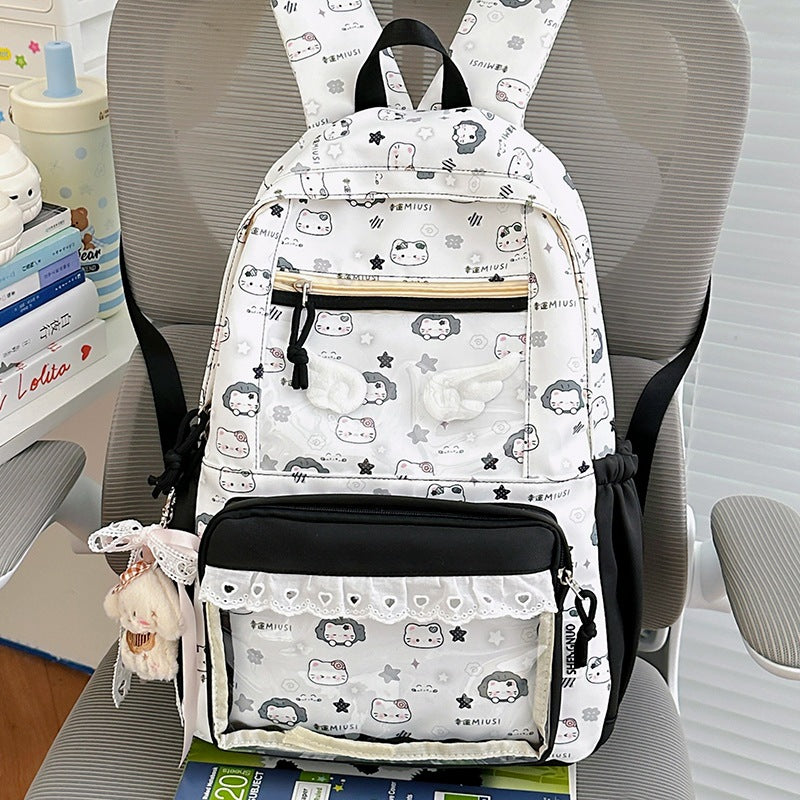 Cute Cartoon Print Backpack