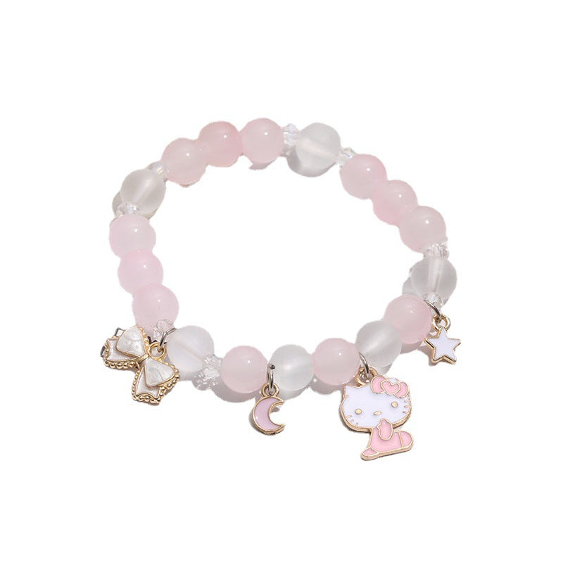 Butterfly Charm Beaded Bracelet Bowlift