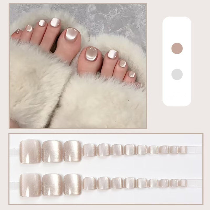 Elegant Foot Art Nails Bowlift