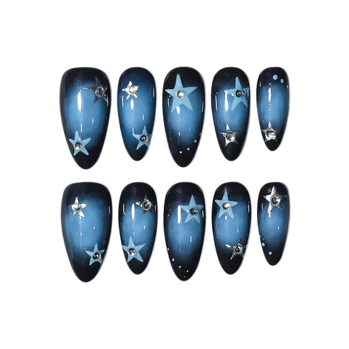 Decorative Starry Nail Art Extensions Bowlift