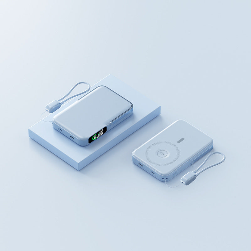 Ultrasonic lightweight power bank with integrated LED display and fast charging function Bowlift