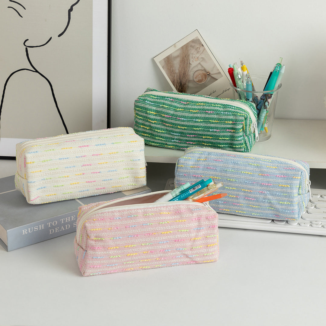 Stylish Textured Pencil Case Bowlift