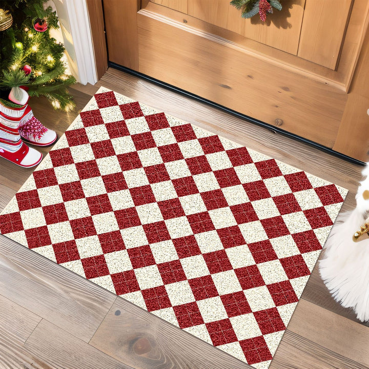 Festive Holiday-Themed Door Mat Bowlift