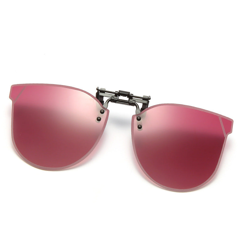 Women's fashionable sunglasses in a futuristic design with mirrored lenses Bowlift