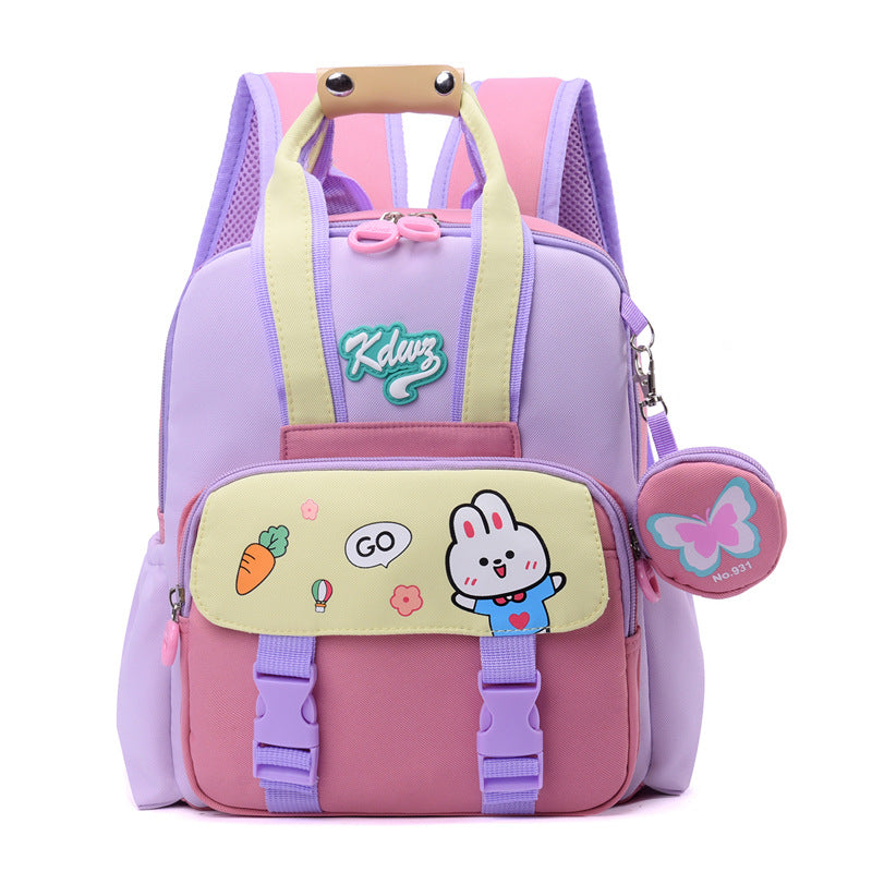 Children's Cute Cartoon Character School Backpack Bowlift