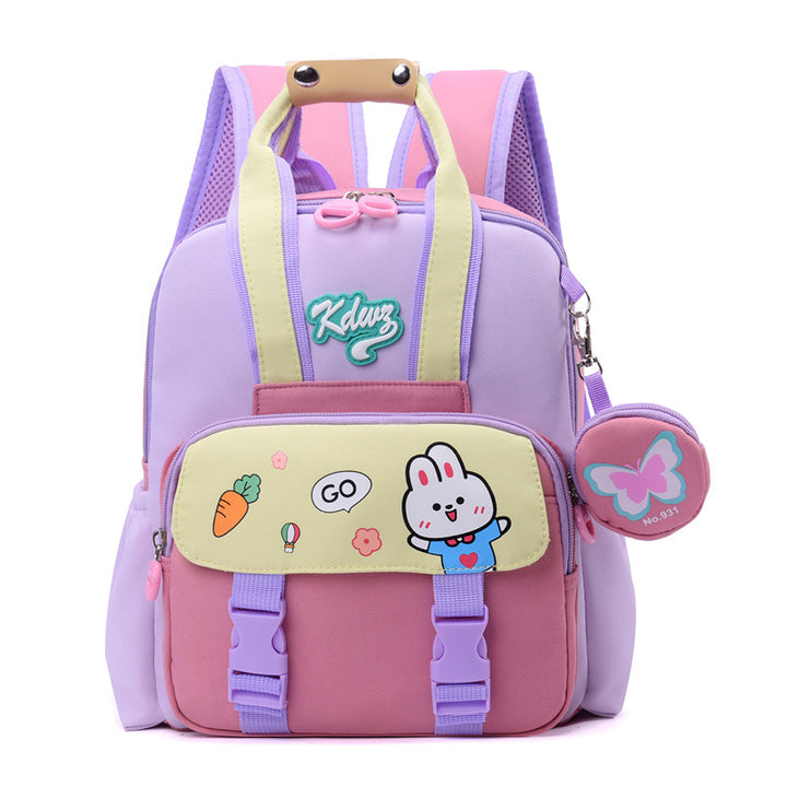 Children's Cute Cartoon Character School Backpack Bowlift