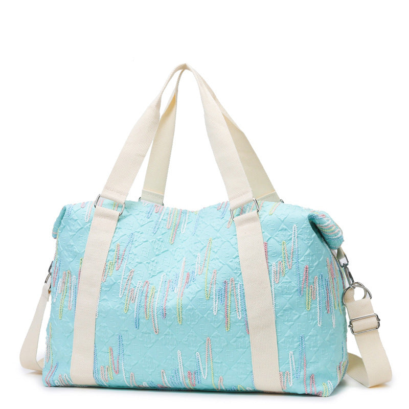 Multifunctional sports and travel bag with creative texture Bowlift