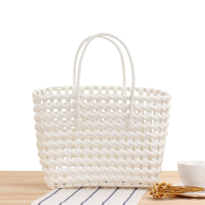 Handcrafted basket bag with unique structural design Bowlift