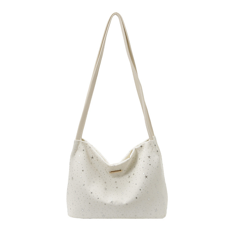 WoStylish Star-Embellished Hobo Bag Bowlift