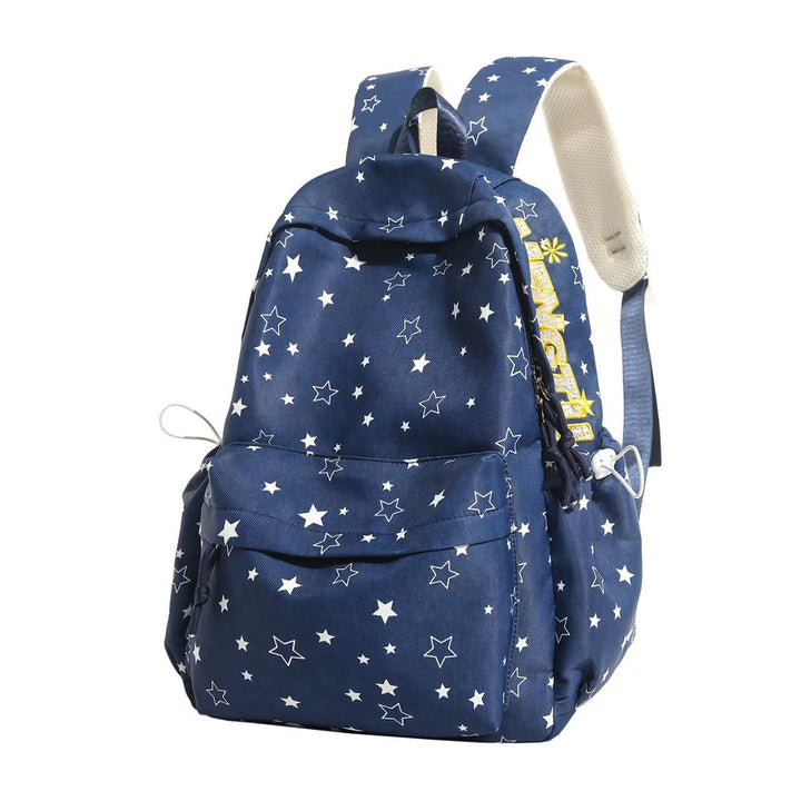 Lightweight Star-Embellished Everyday Backpack Bowlift