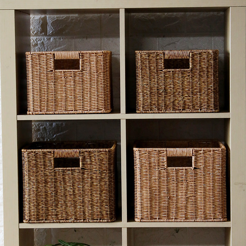 Premium Handwoven Square Storage Basket Bowlift