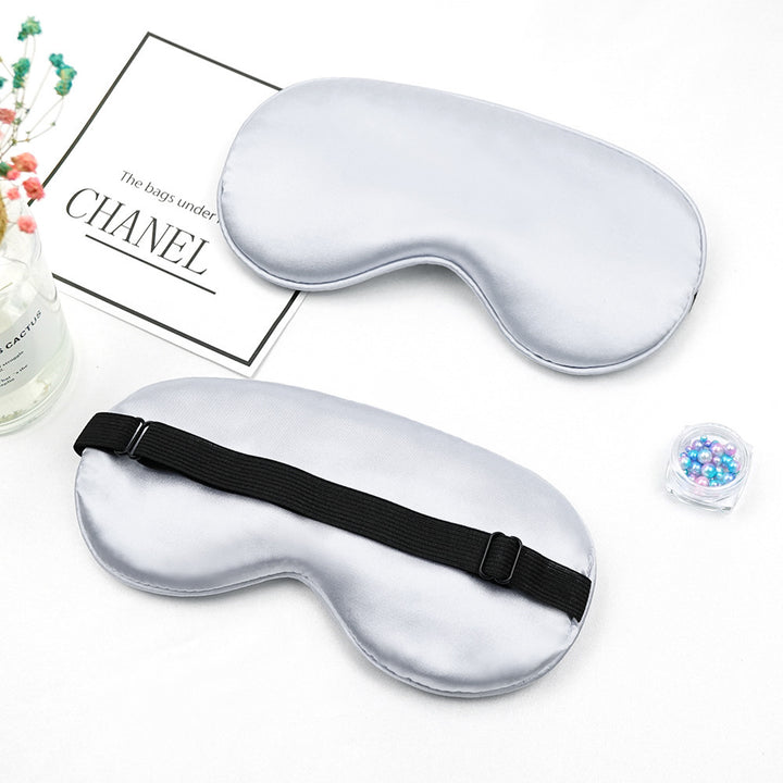 Unisex nan luxurious satin sleep mask with anatomical contour and adjustable elastic band Bowlift