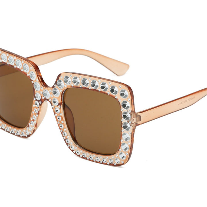 Oversized Decorative Frame Sunglasses Bowlift