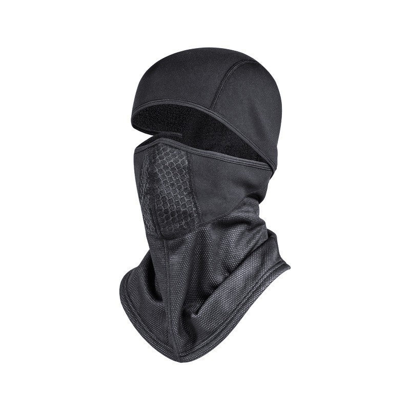 Thermal Fleece Full Face Balaclava with Breathable Mesh Vent and Integrated Neck Gaiter Bowlift