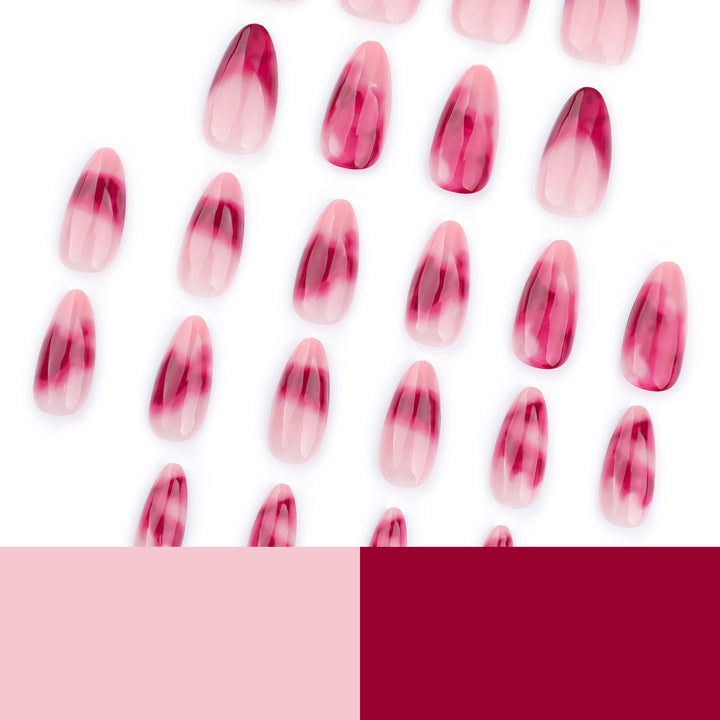 Artistic stiletto nails with glamorous gradient Bowlift