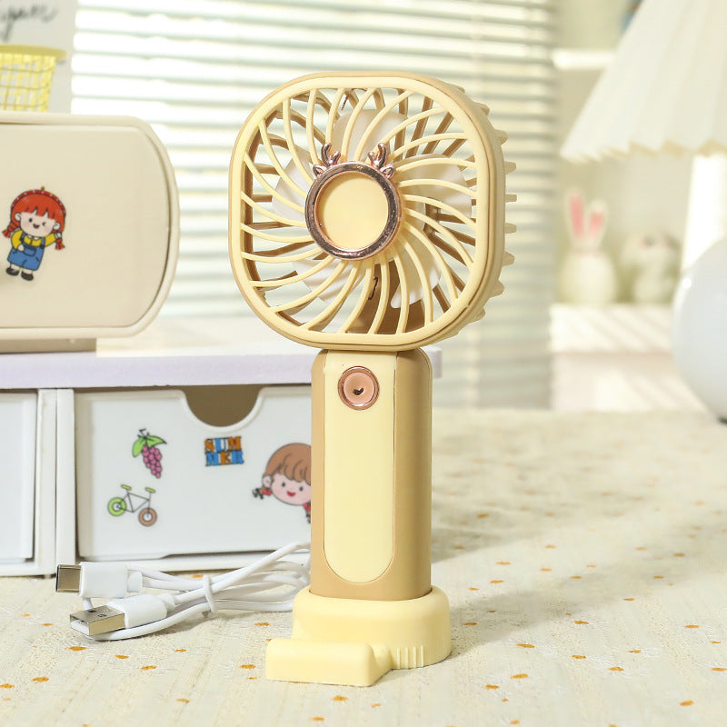Women's Portable Mini Fan with Adjustable Tilt Angle Bowlift