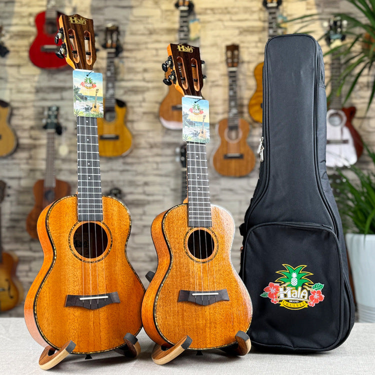 23-Inch Premium Acoustic Ukulele Bowlift