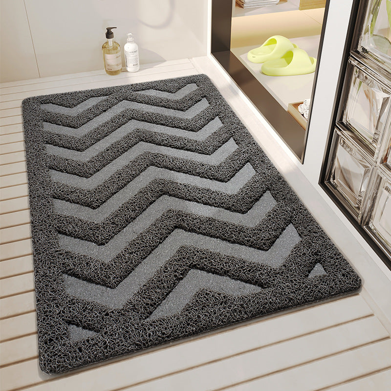 Chevron Pattern Bathroom Mat Bowlift