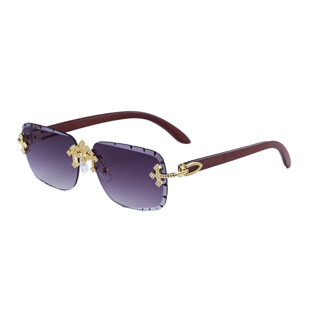 Elegant Decorative Oversized Sunglasses