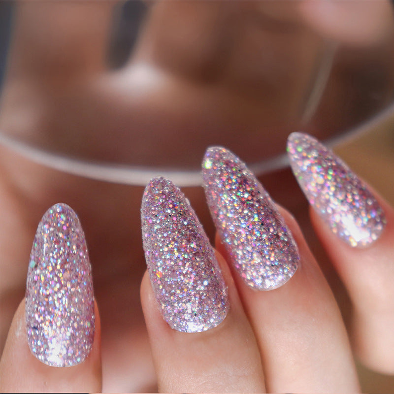 Glamorous Glitter Press-On Nail Set Bowlift