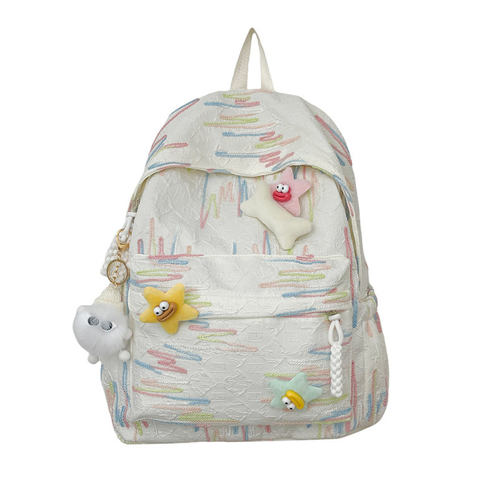 Fun-Themed Plush Backpack Bowlift