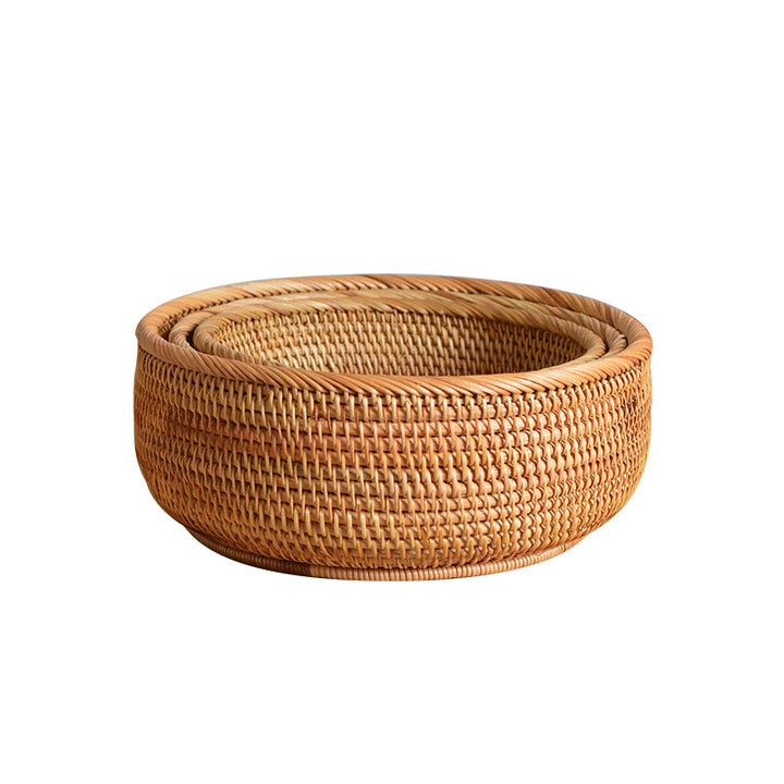 Ladies' beef decoration basket made of natural material Bowlift
