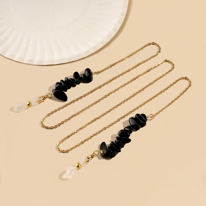 Gem-Accent Eyewear Chain Bowlift