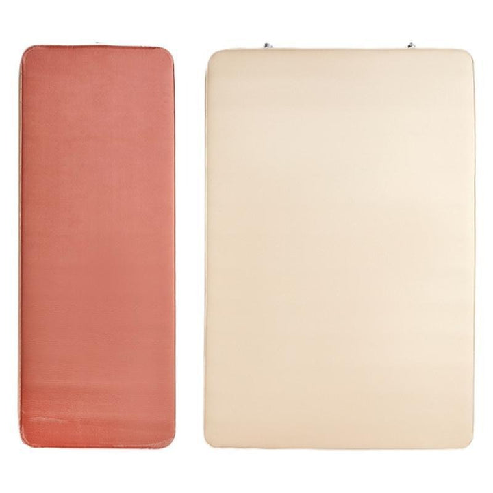 automatic self-inflating air mattress topper with memory foam core Bowlift
