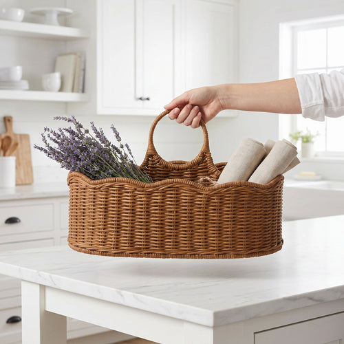 Decorative Hand Basket Bowlift