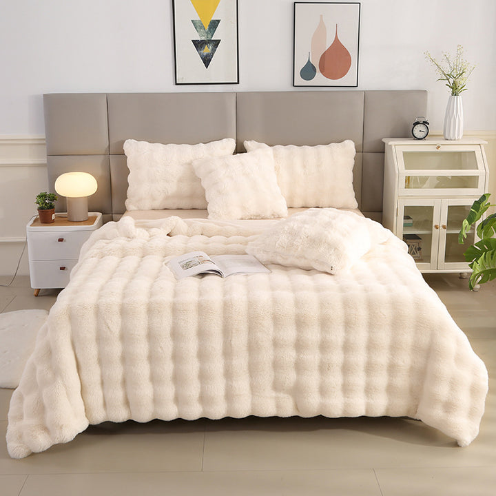 Luxury Fuzzy Faux Fur Blanket