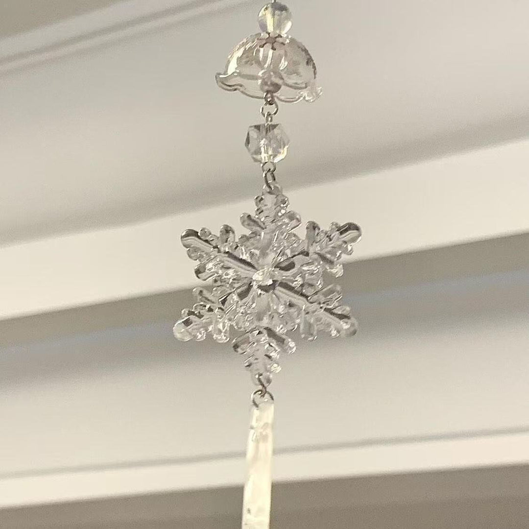 Decorative Crystal Snowflake Pendant Bowlift