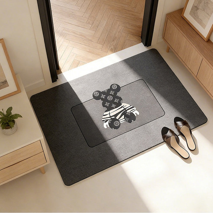 Cute Cartoon-Themed Bath Mat Bowlift
