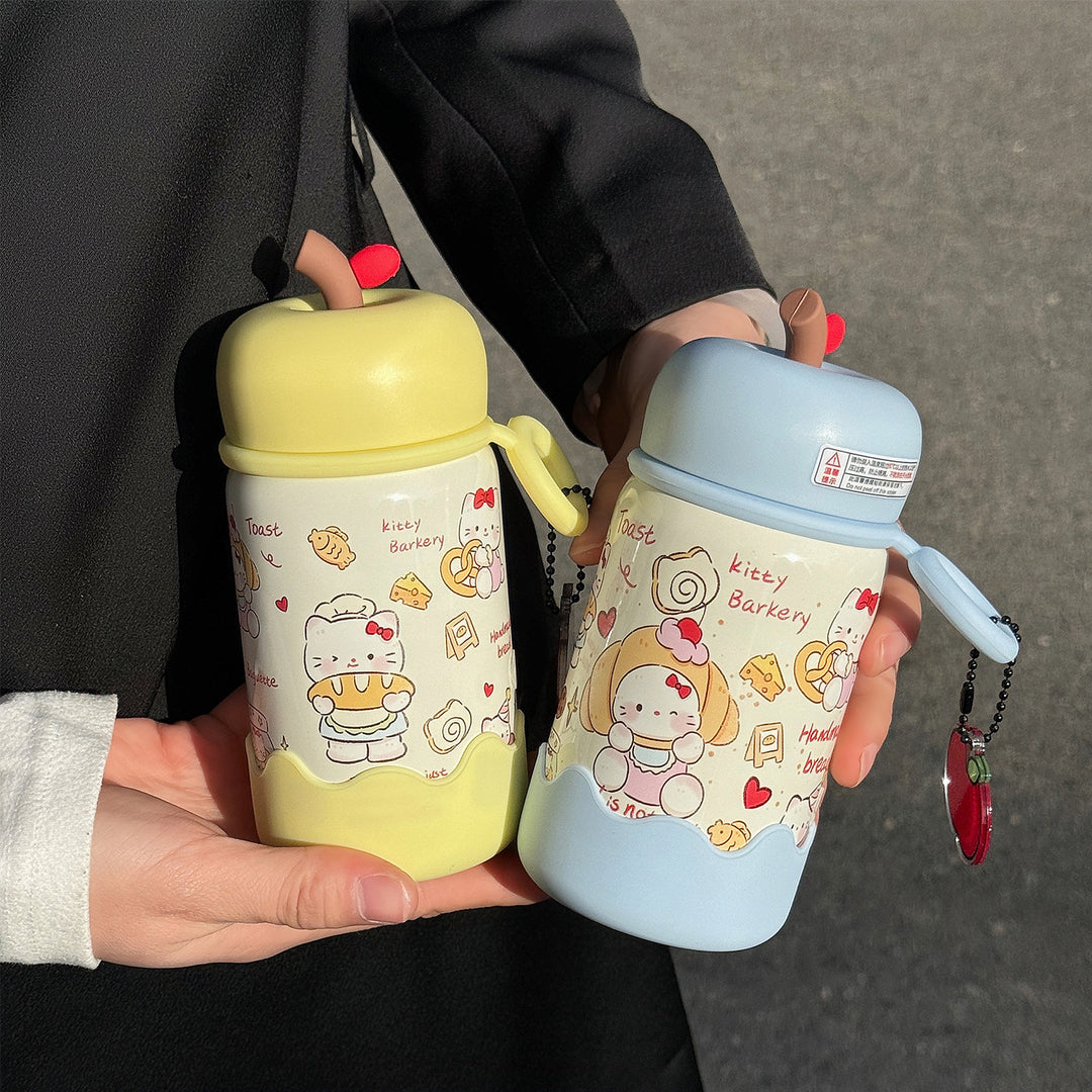 Women portable coffee cup with creative lid Bowlift
