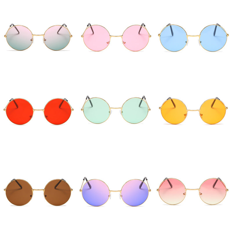 Retro Round Lens Sunglasses Bowlift