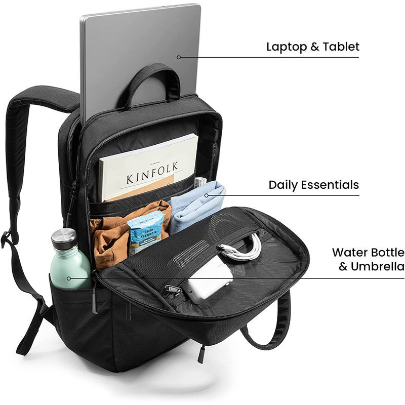 Men's practical business backpack with padded laptop compartment and organization system Bowlift
