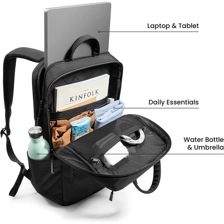 Men's practical business backpack with padded laptop compartment and organization system Bowlift