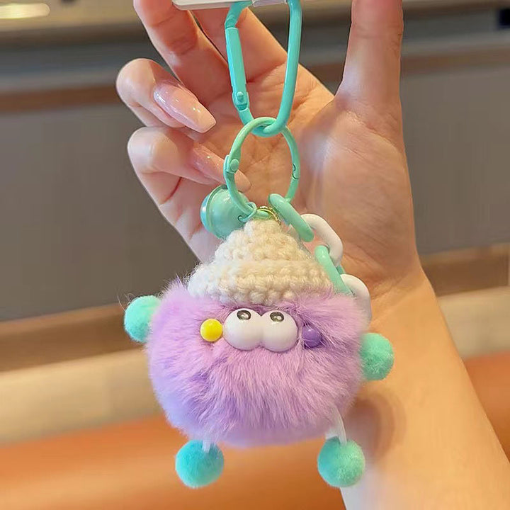 Adorable Plush Character Keychain Bowlift