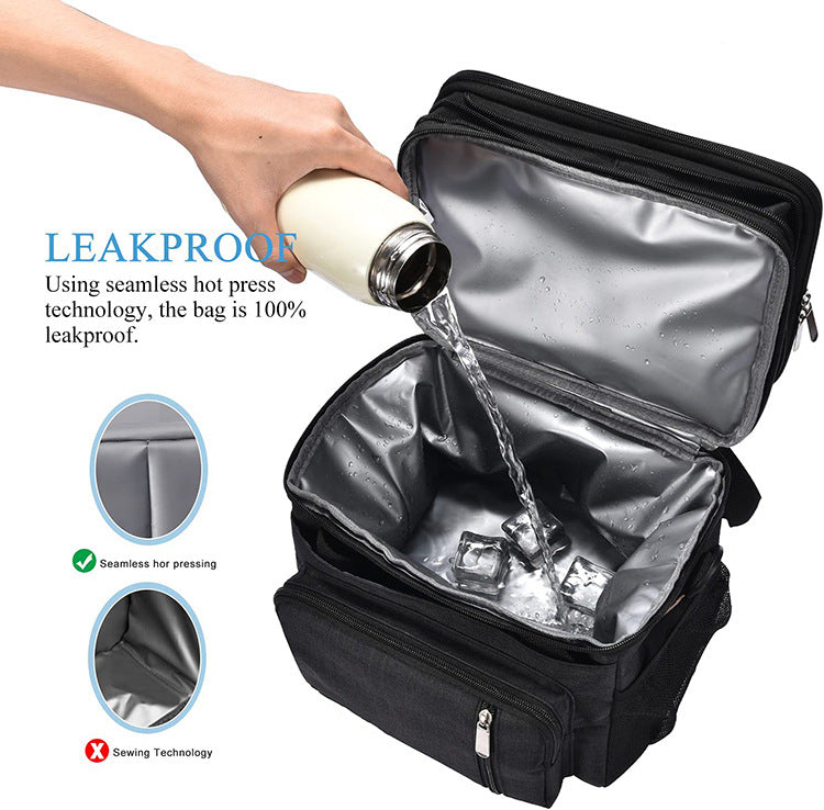 Insulated Multi-Compartment Food Delivery Backpack Bowlift